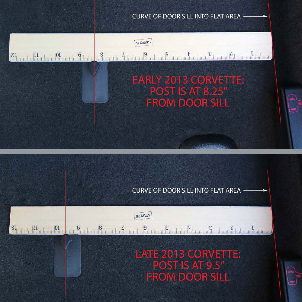 2013 Floor Mat Measurements