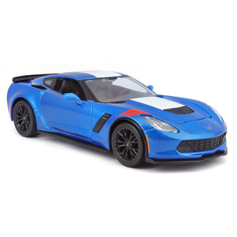 2017 Corvette Blue Grand Sport Diecast Model