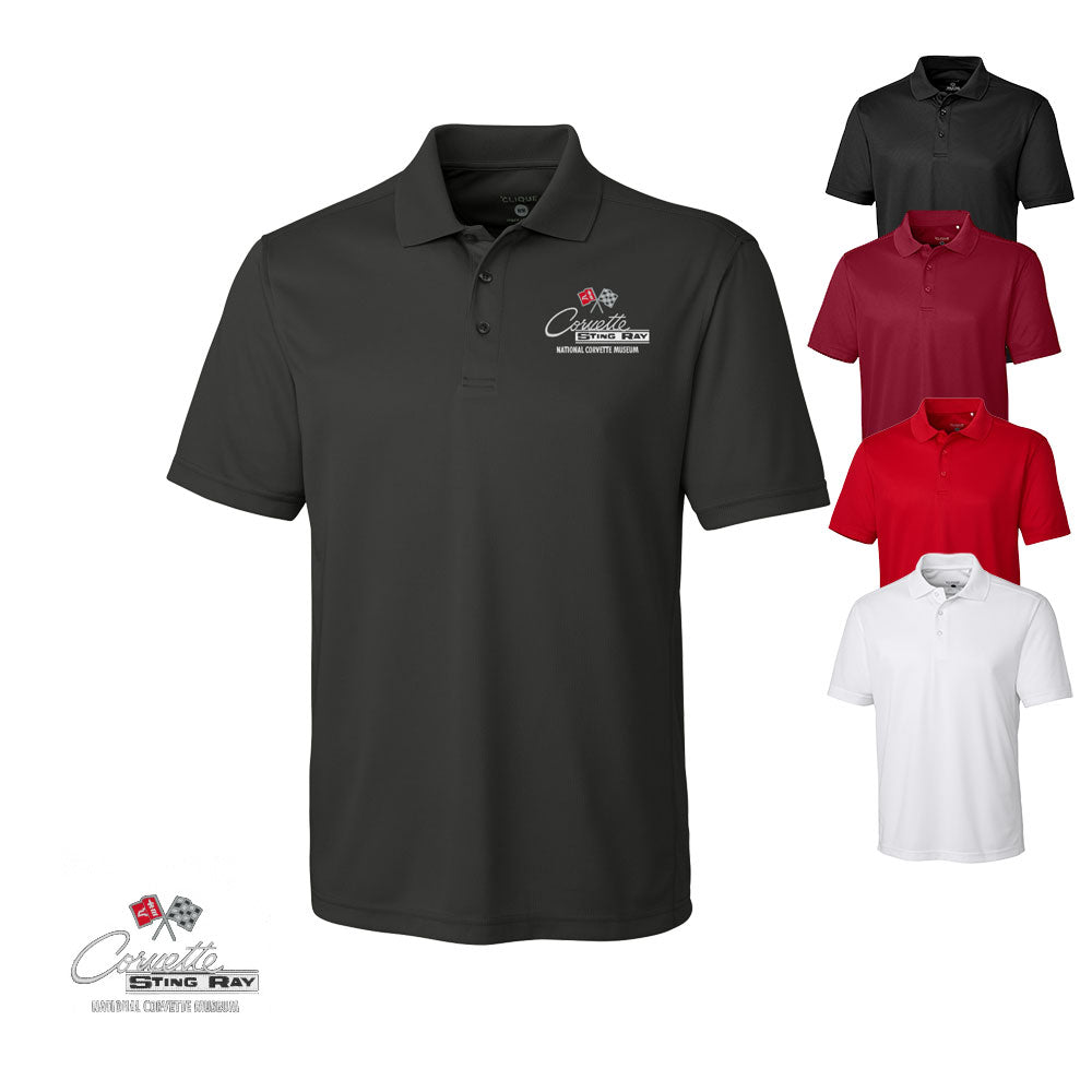 C2 Corvette Custom Ice Pique Polo