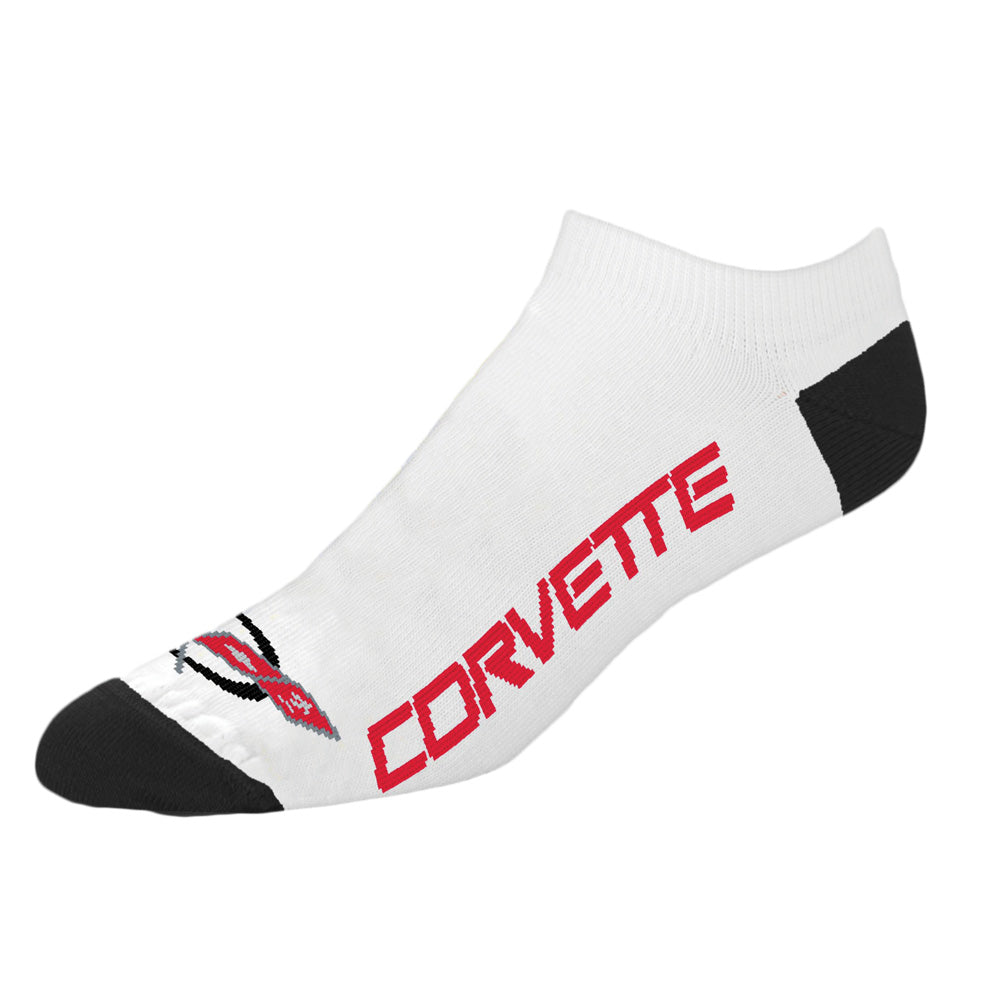 C5 Corvette Emblem Footie Socks