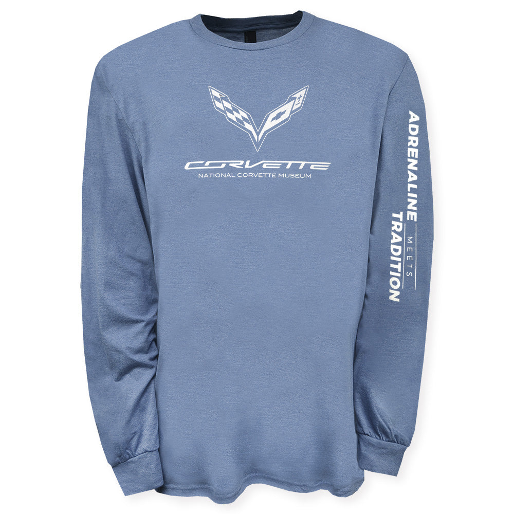 C7 Corvette Adrenaline Meets Tradition Long Sleeve Tee