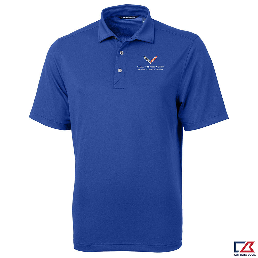 C7 Corvette Emblem Men s Core Virtue Polo