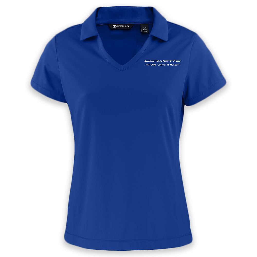 C7 Corvette Script Ladies' Royal Blue Daybreak Polo