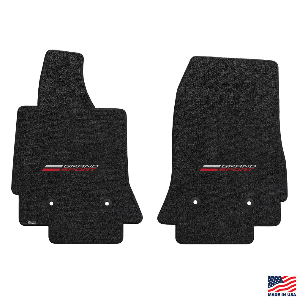 C7 Grand Sport Corvette Emblem Floor Mats