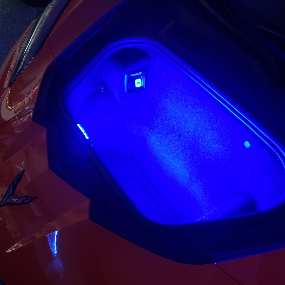 C8 Corvette Complete Interior LED Lighting Kit Front Trunk
