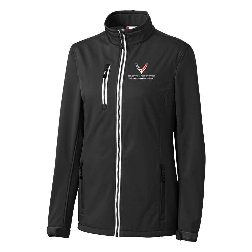C8 Corvette Ladies' Telemark Black Jacket
