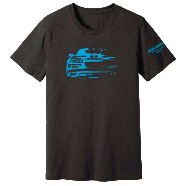 C8 E-Ray Corvette Fade Black T-shirt