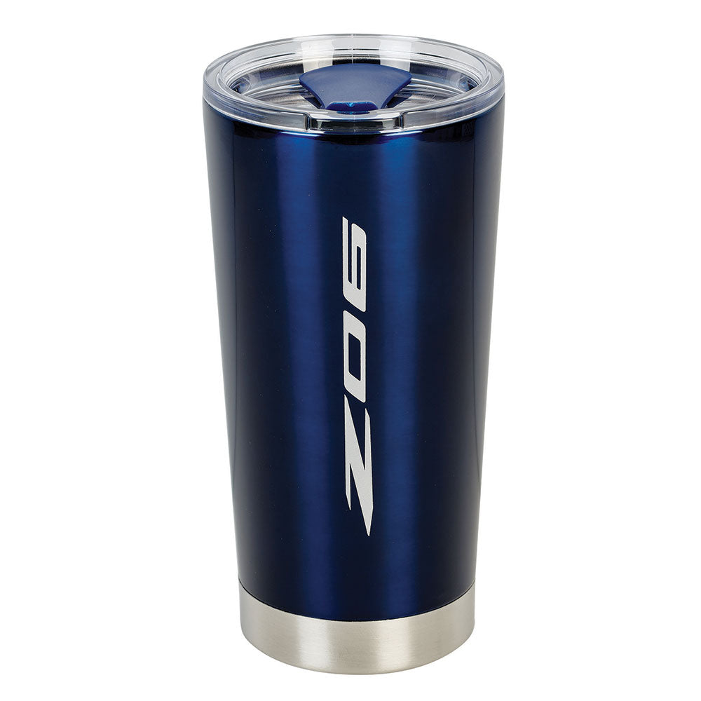 C8 Z06 Corvette Blue Frost Tumbler