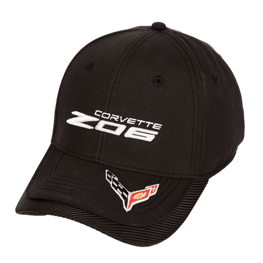 C8 Z06 Corvette Emblem Carbon Fiber Black Cap