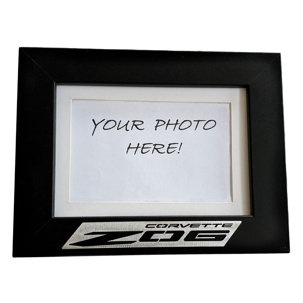 C8 Z06 Corvette Emblem Picture Frame