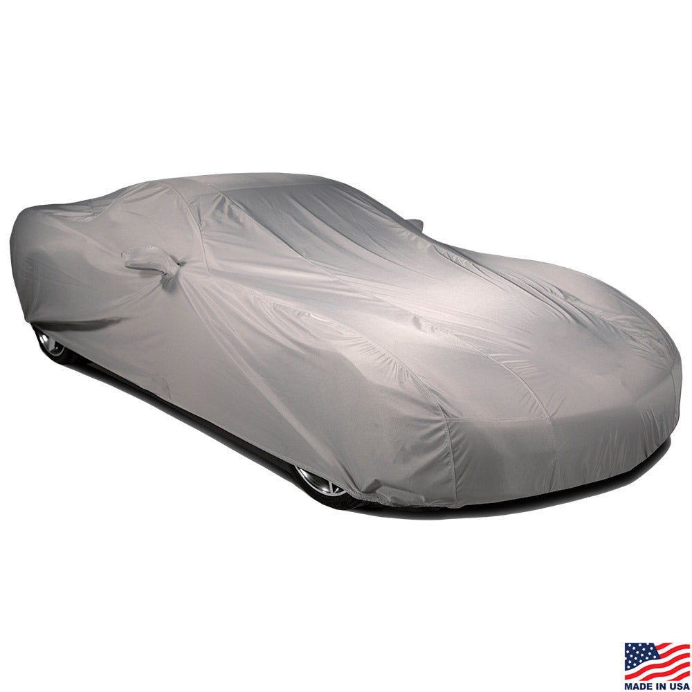 Image of the C4 Corvette Autobody Armor Car Cover shown on a Corvette