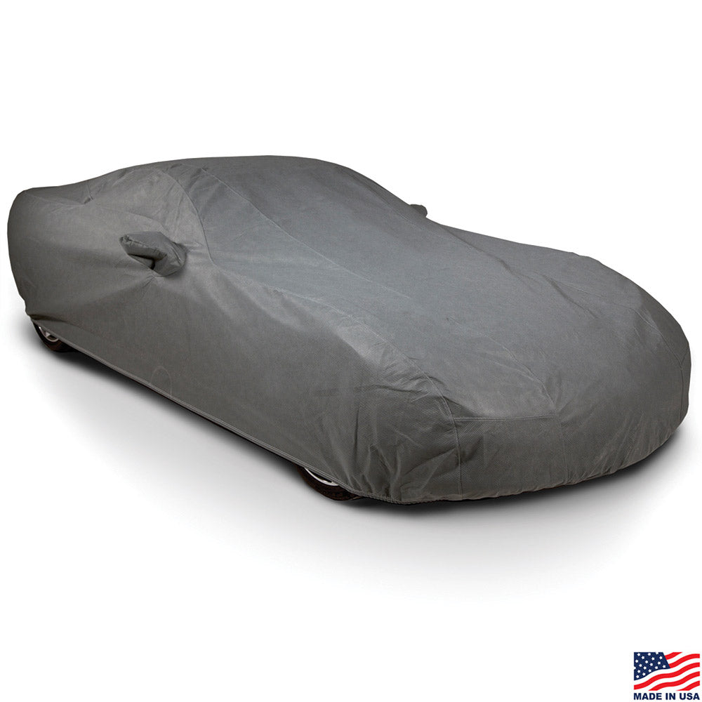 Image of the C3 Corvette Coverbond 4 Car Cover shown on a Corvette