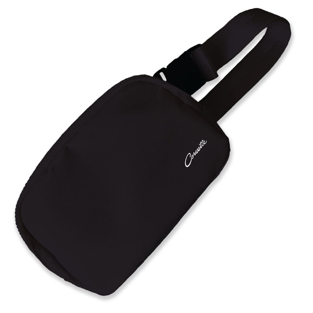 Corvette Black Belt Bag