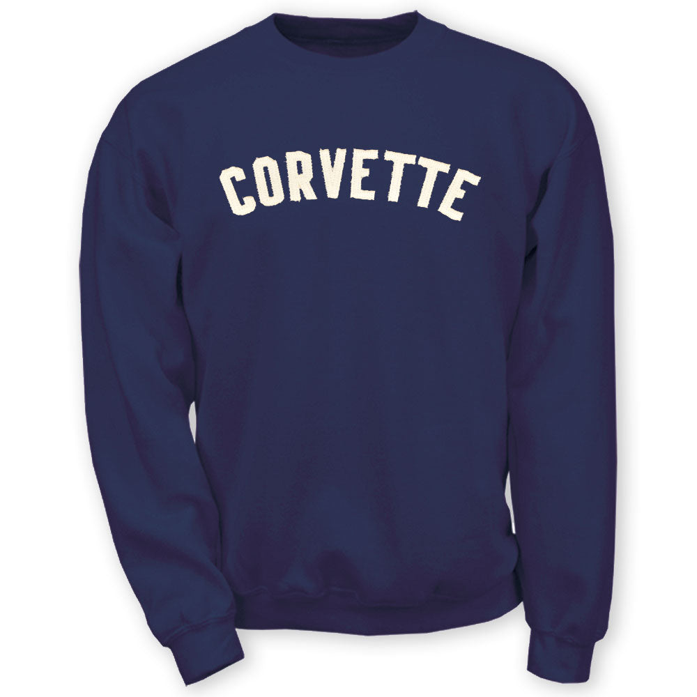 Corvette Block Print Classic Crewneck Sweatshirt