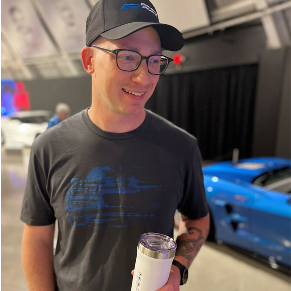 C8 E-Ray Corvette Fade T-shirt