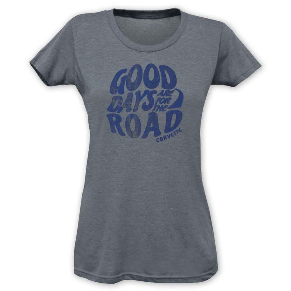 Corvette Good Days Ladies Tri Blend Top