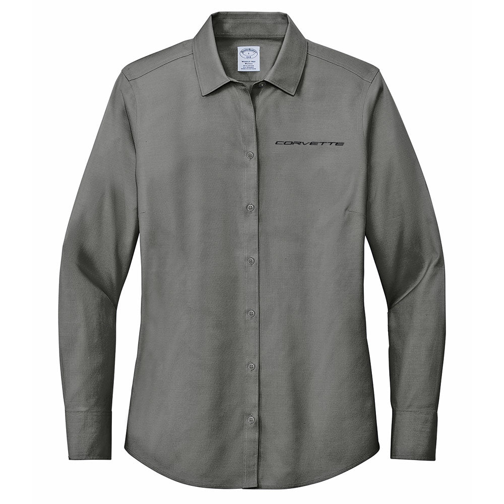 Corvette Ladies' Brooks Brothers Black Dress Shirt Corvette Ladies' Brooks Brothers Black Dress Shirt