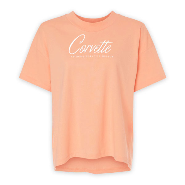 Corvette Ladies High-Low Peach Top