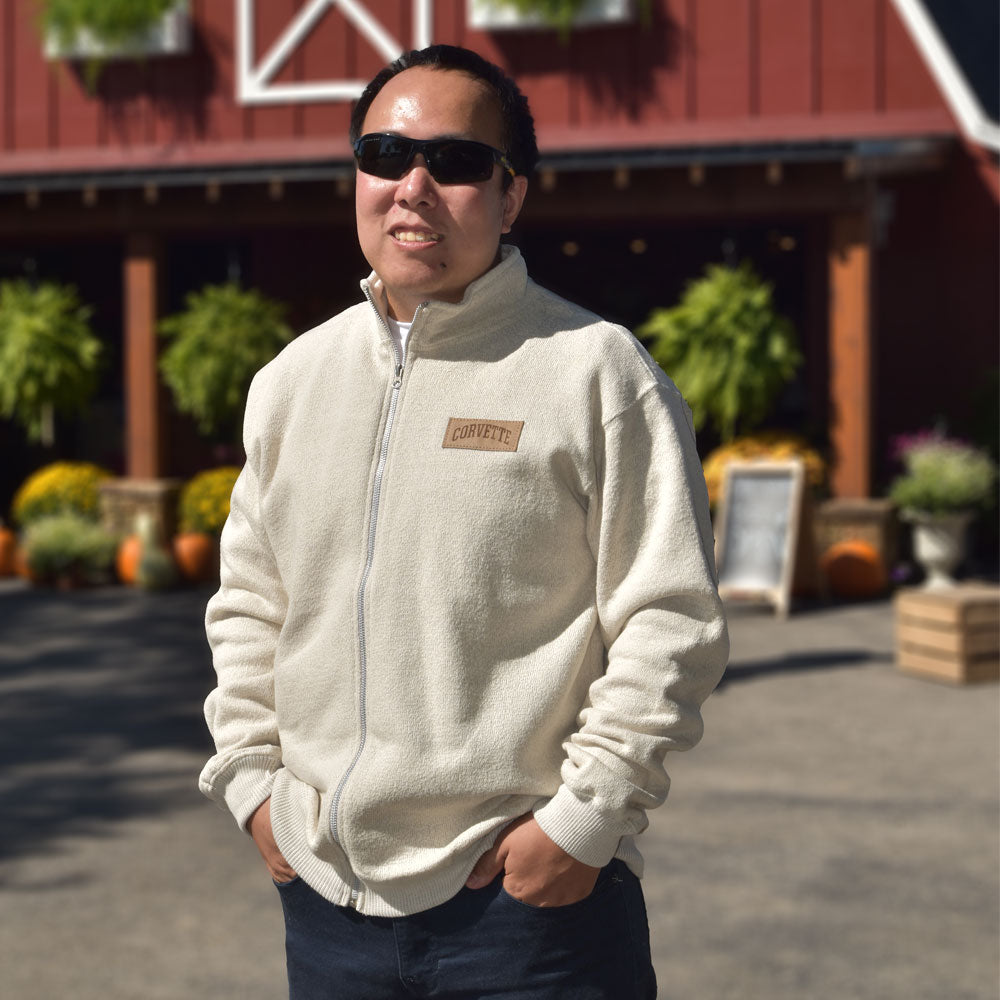 Person wearing the Corvette Mens Jax Full-Zip Jacke