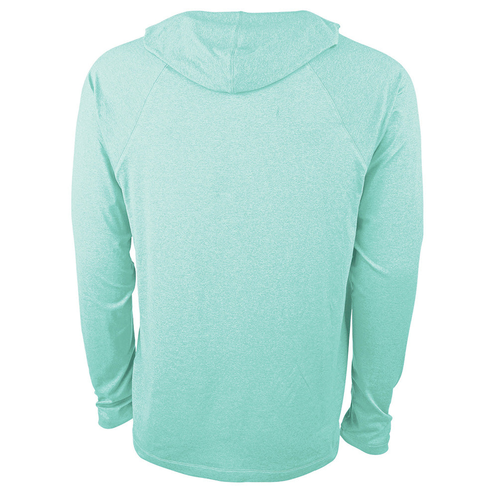 Corvette Multi Script Seafoam Hoodie Back View