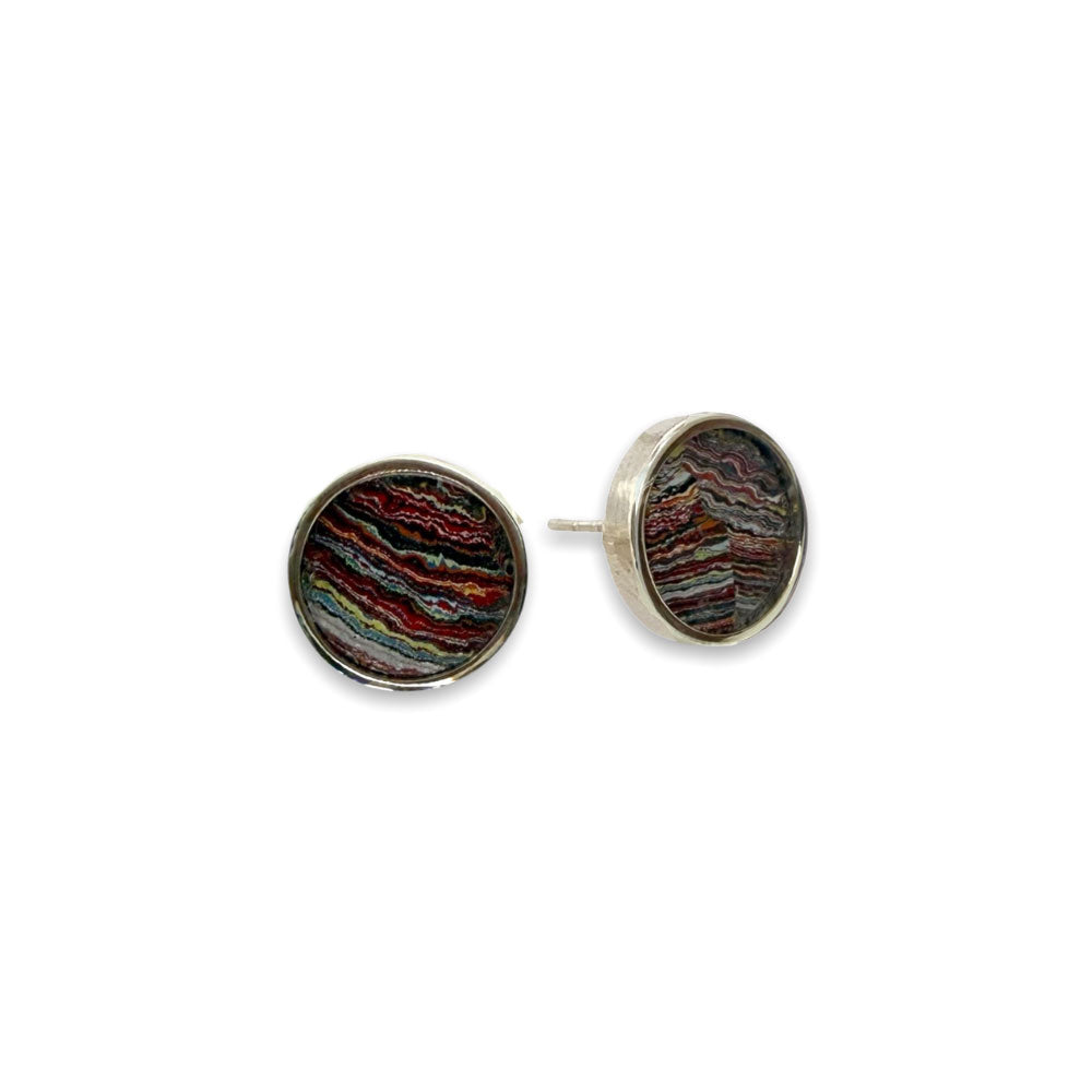 The Corvette Paint Brittany Stud Earrings shown on a white background.