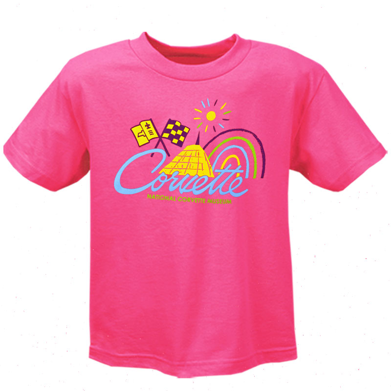 Corvette Sunny Days Toddler T-shirt Pink
