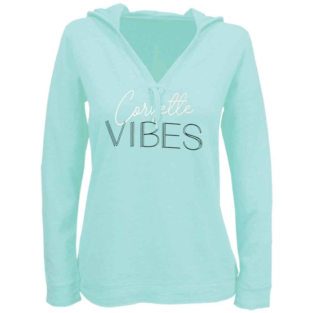 Corvette Vibes Ladies Slub Hoodie