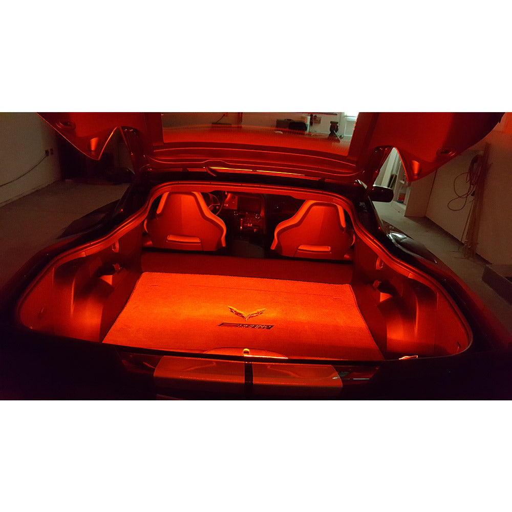 C7 Corvette Cargo Area LED Combo Kit in Red