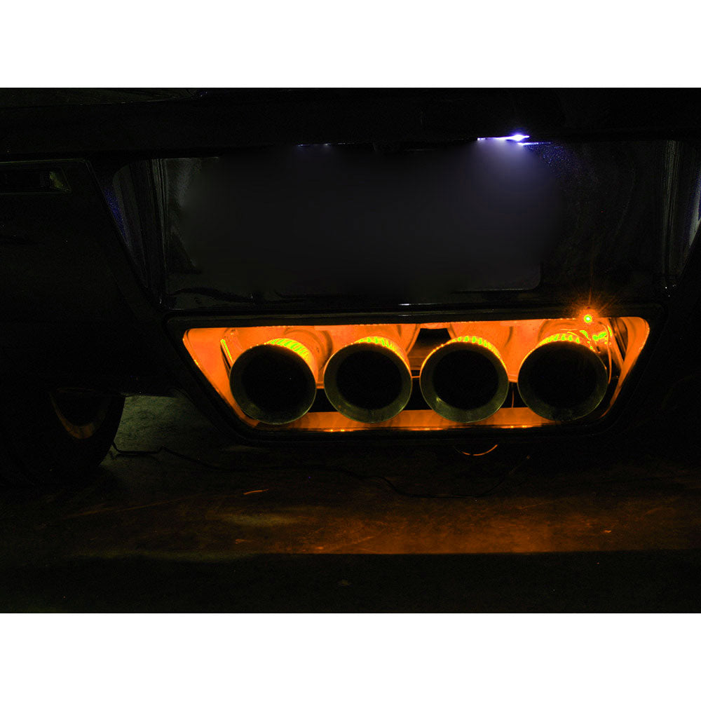C7 Corvette Exhaust LED Lighting Kit in Orange