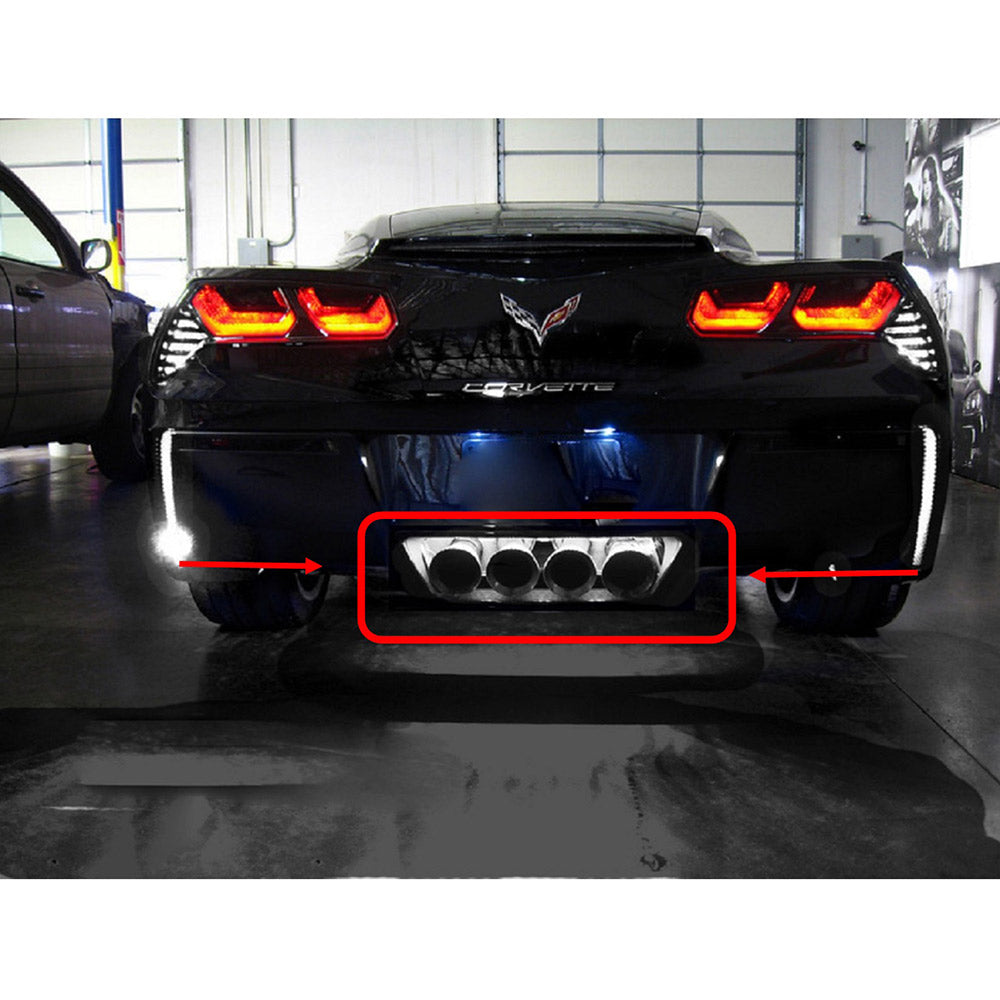 C7 Corvette Exhaust LED Lighting Kit in White
