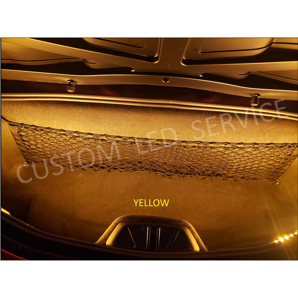 C8 Corvette Front & Rear Trunk LED Lighting Kit in Yellow