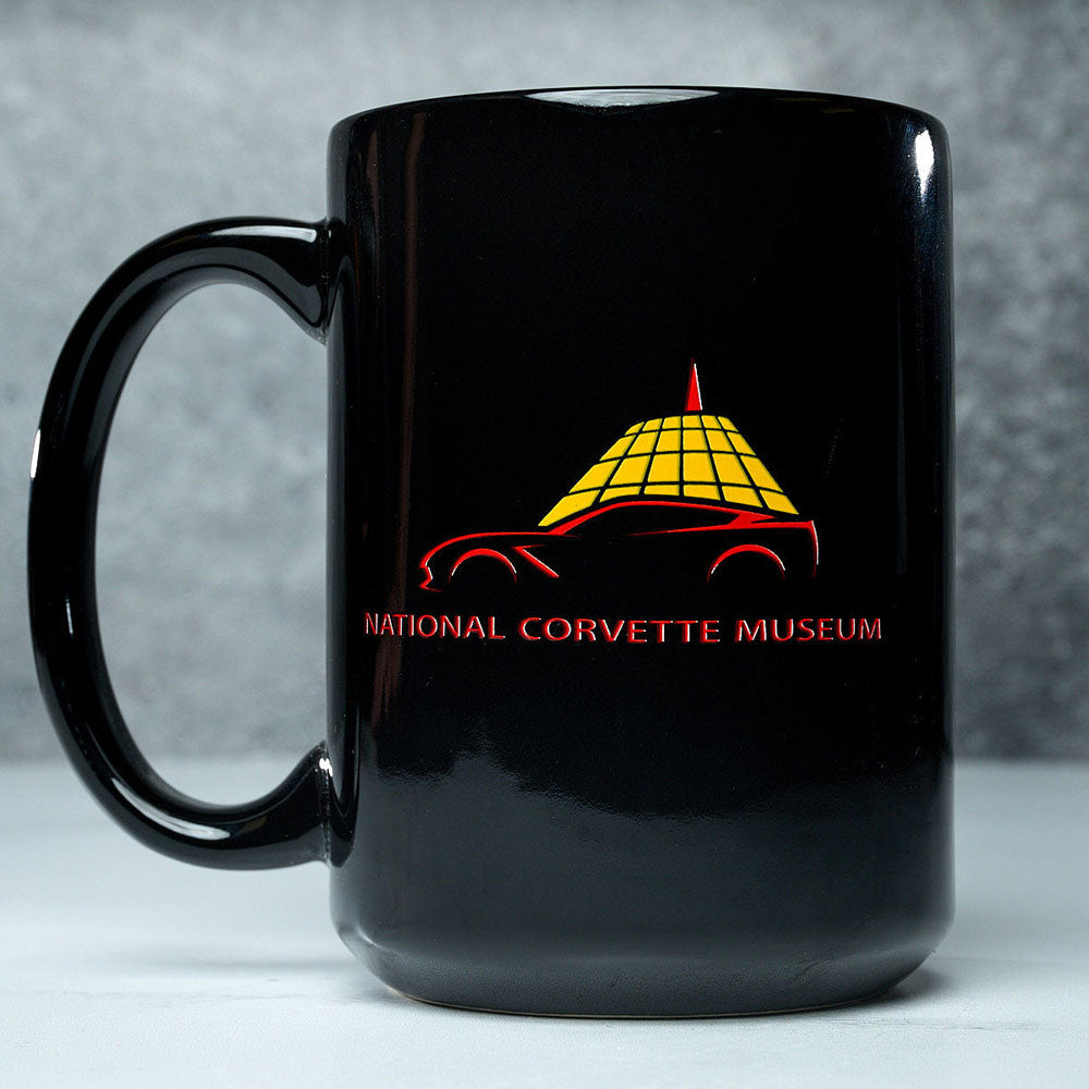 NCM Skydome Mug sitting on a table