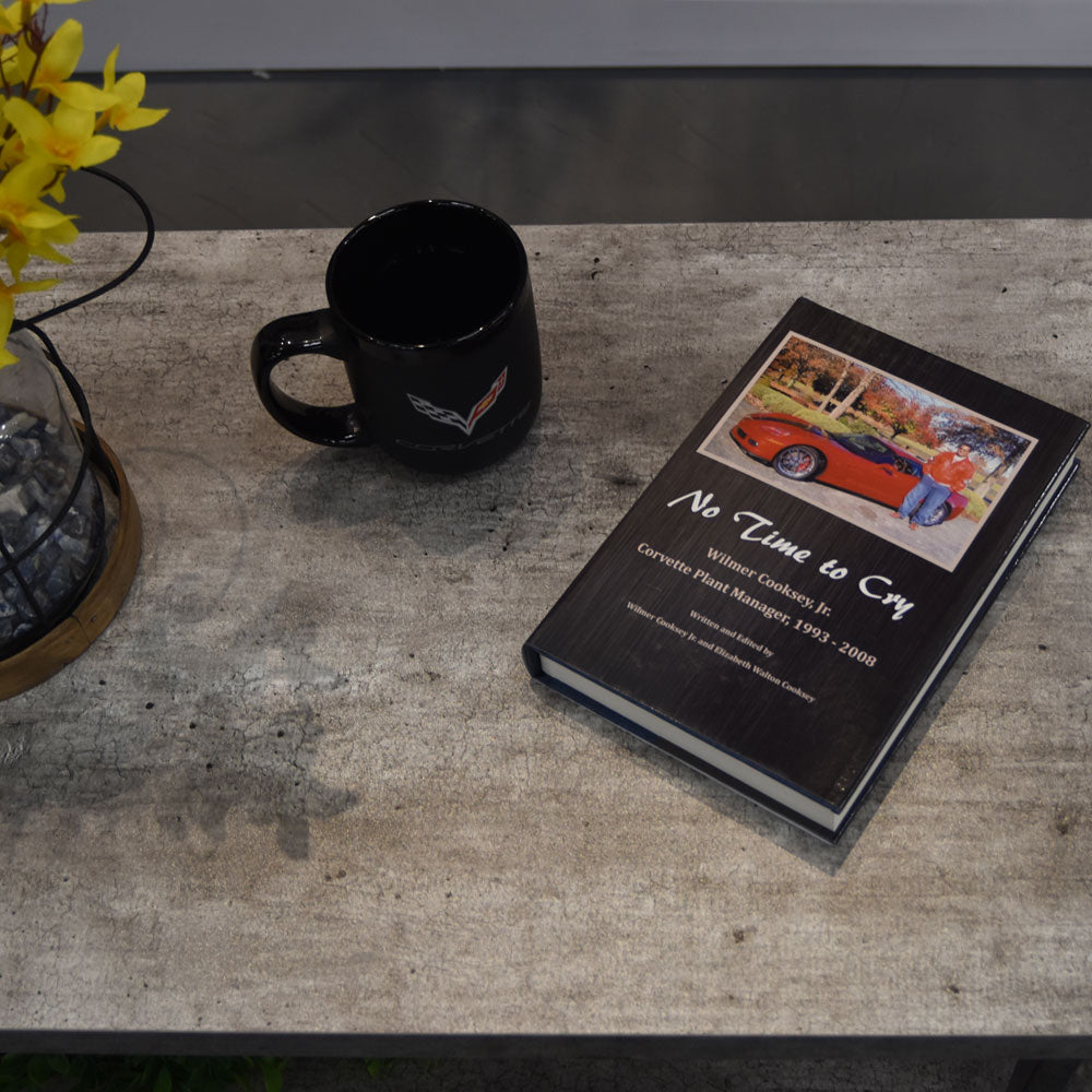 No Time to Cry Book Laying on a coffee table