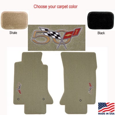 50th Anniversary Corvette Floor Mats