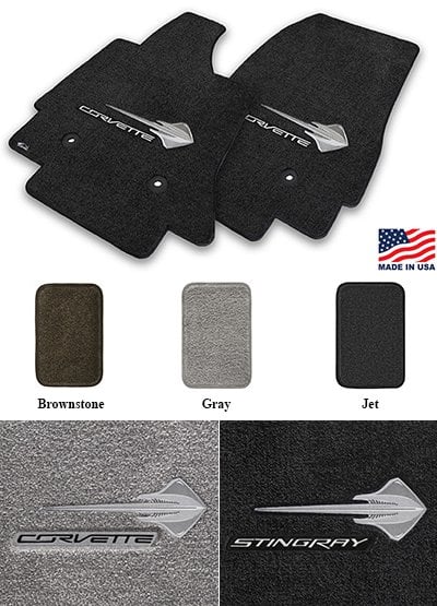 C7 Stingray Emblem & Script Floor Mat emblem choices