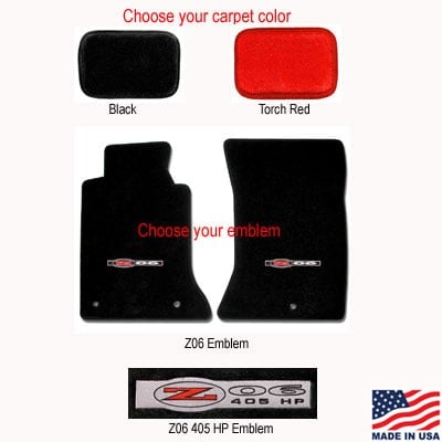 C5 Z06 Corvette Floor Mats