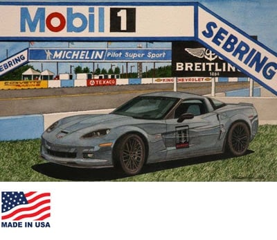 "Carbon Edition at Sebring" Giclee print by Dana Forrester