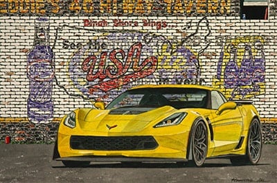 "Living on the Edge" Giclee print by Dana Forrester
