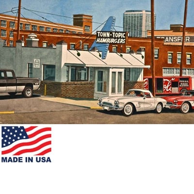 "The Town Topic" Giclee print by Dana Forrester