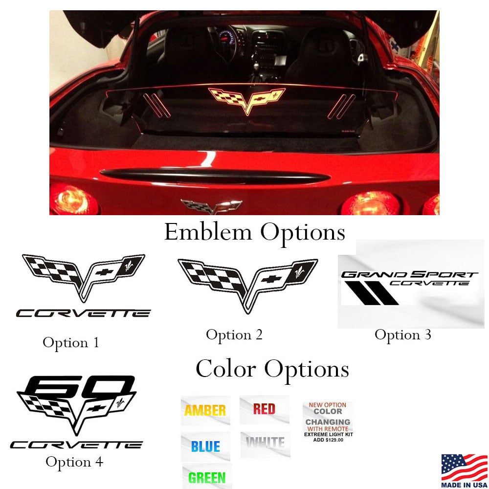 C6 Corvette Coupe Glow Plate
