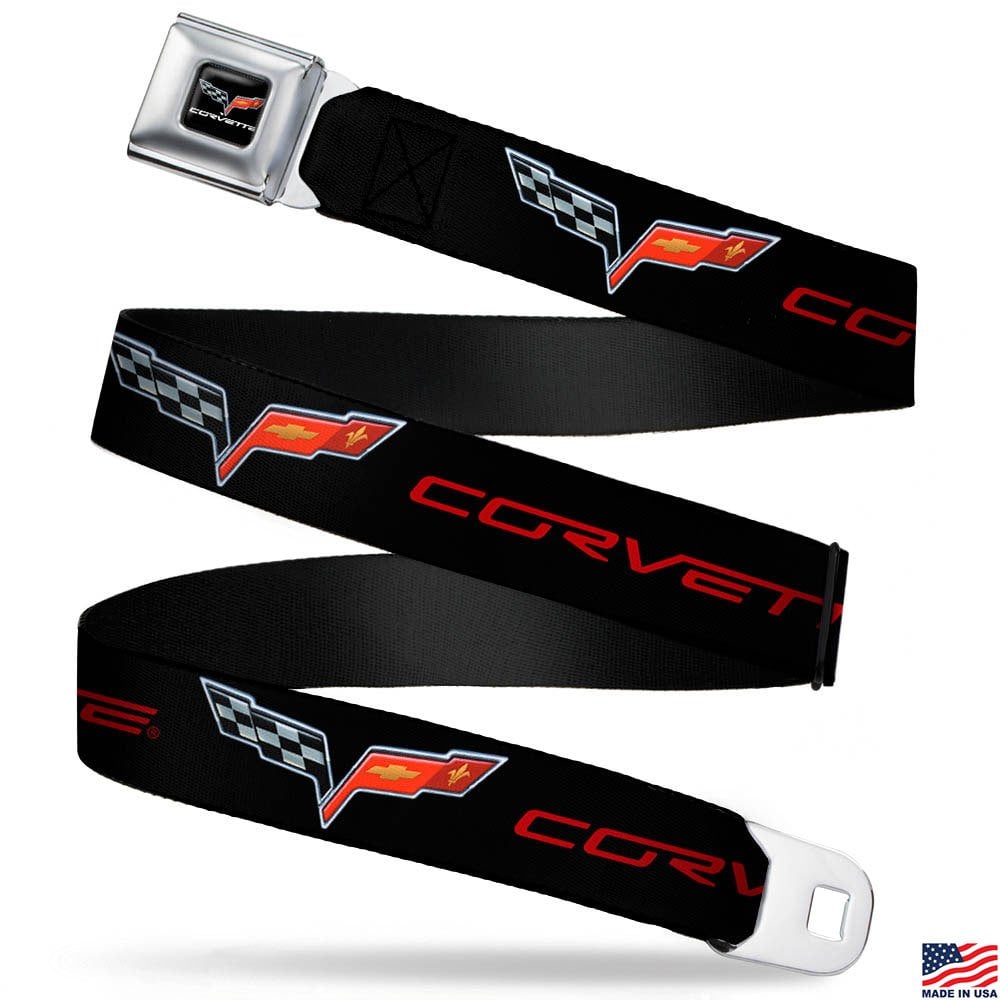 C6 Corvette Emblems Seatbelt Belt