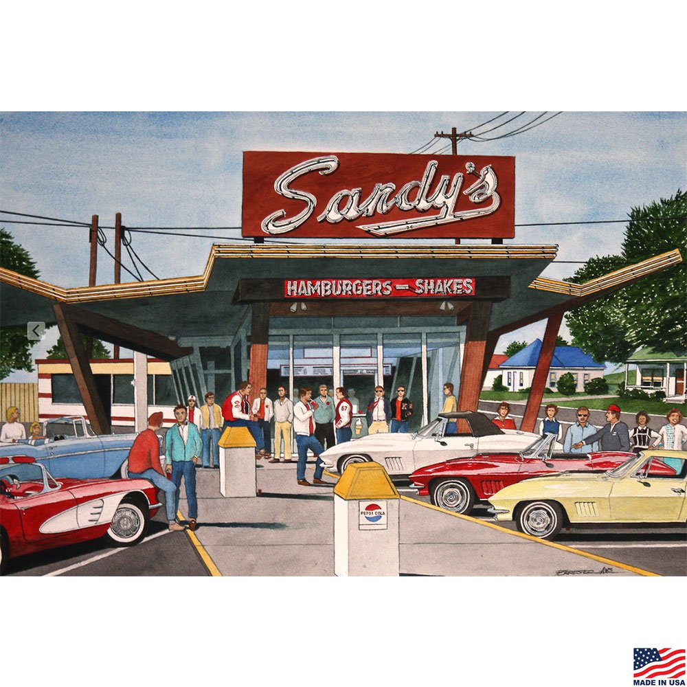 The Hangout Giclee print by Dana Forrester