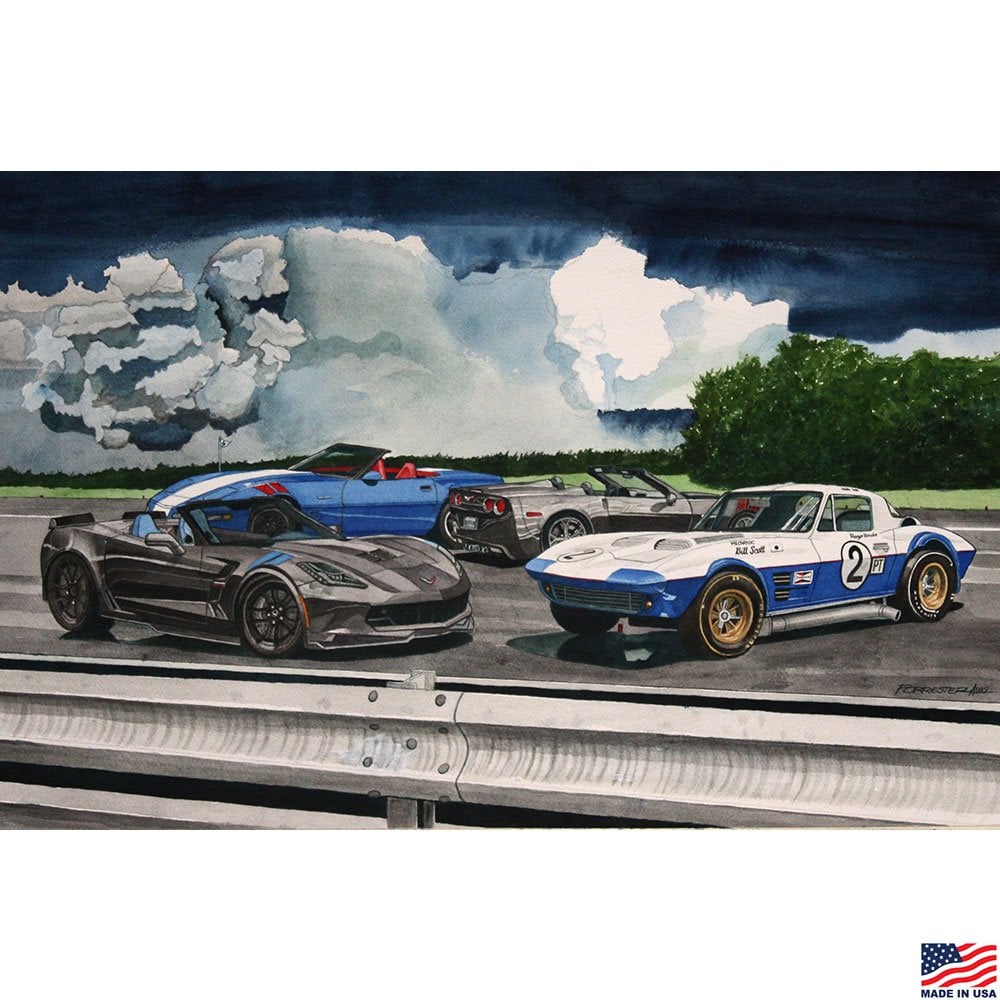 "Four Aces" Giclee print by Dana Forrester