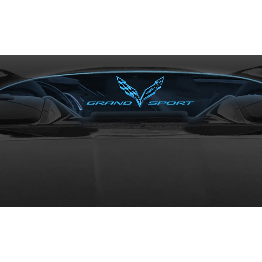 Grand Sport C7 Flag Illuminated Windrestrictor