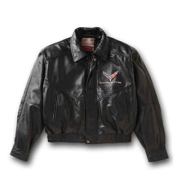 C7 Corvette Lambskin Bomber Jacket