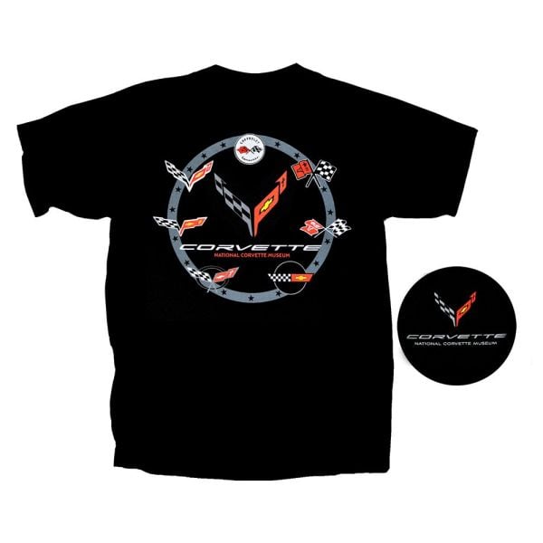 C1-C8 Corvette Emblems Circle T-shirt