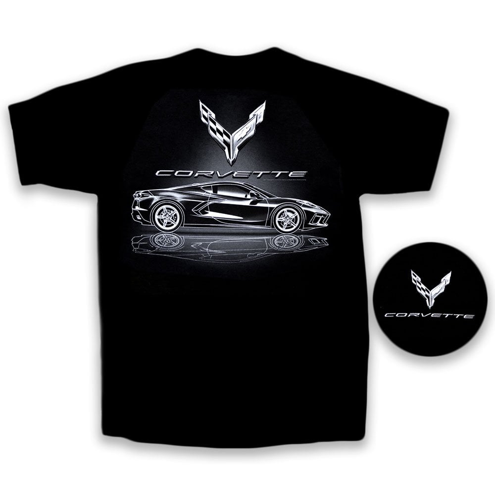 C8 Corvette Metallic Tonal T-shirt
