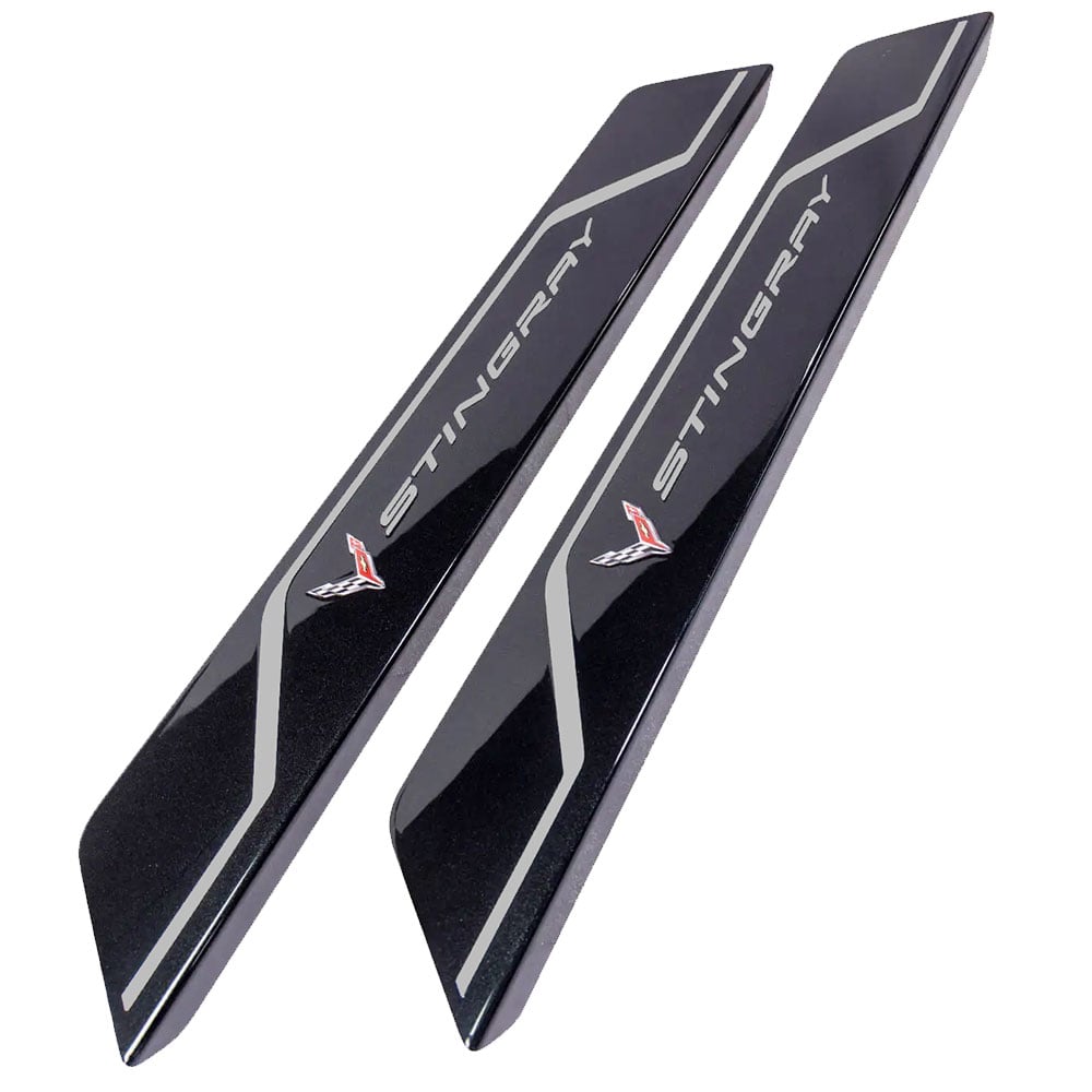 C8 Stingray Door Sill Plate Covers