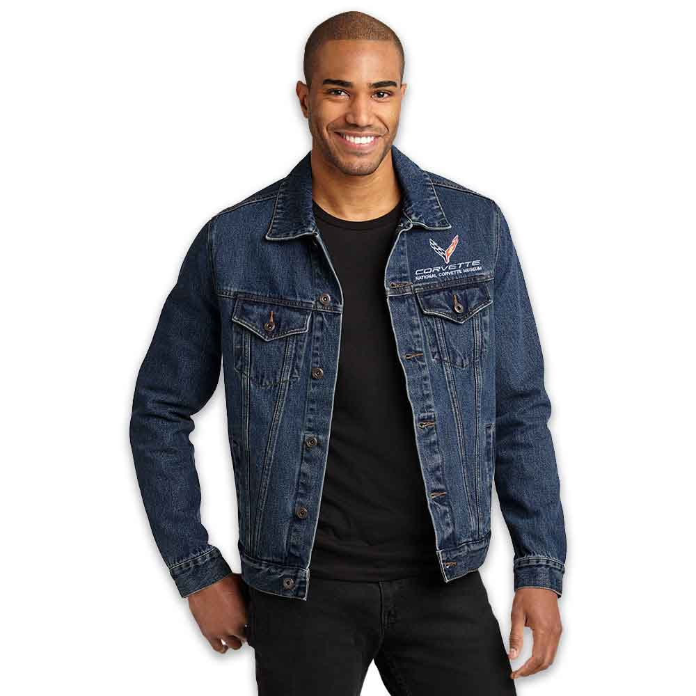 C8 Corvette Men's Denim Jacket