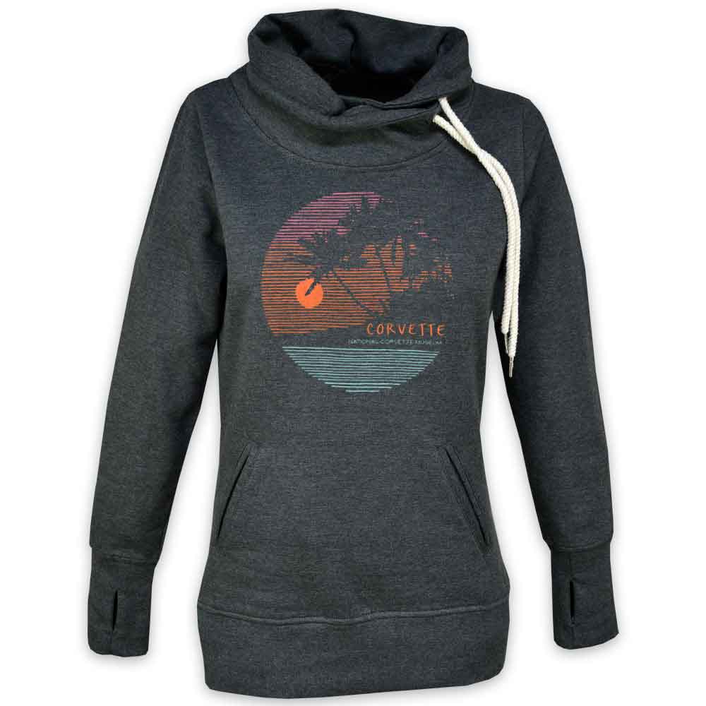 Corvette Sunset Ladies Penelope Pullover